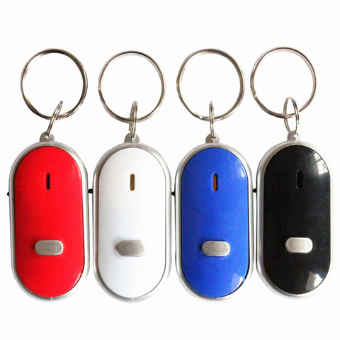 Key Finder Anti-lost Keychain LED Whistle Flashing Remote Kids Key Bag Wallet Locator Child Alarm Reminder Phone Find Anti-theft ► Photo 1/6