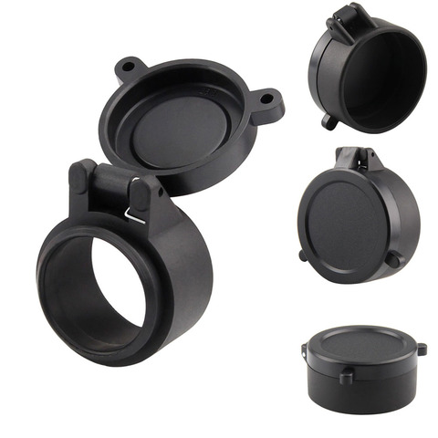 RifleScope Sight Cover Hunting Aiming Sight Cap Dust Proof Case Flip Optic Lens Covers Flip Up Quick Spring Protection 38mm-69mm ► Photo 1/6