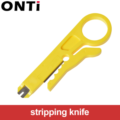 ONTi Mini Portable Wire Stripper Cutter Impact Punch Down Tool 110 Blade for Network Wire Cable ► Photo 1/5