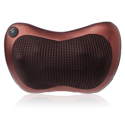 Electric Massage Pillow Lumbar Neck Back Kneading Shiatsu Massager Cushion Heat for Home Car Use EU/US Plug ► Photo 1/6