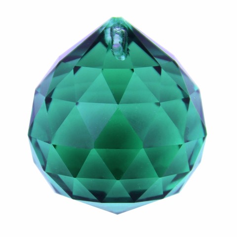 15mm-40mm Zircon Green Crystal Hanging Faceted Ball Crystal Pendants For Chandeliers Hot Sale Beautiful Glass Lighting Parts ► Photo 1/6