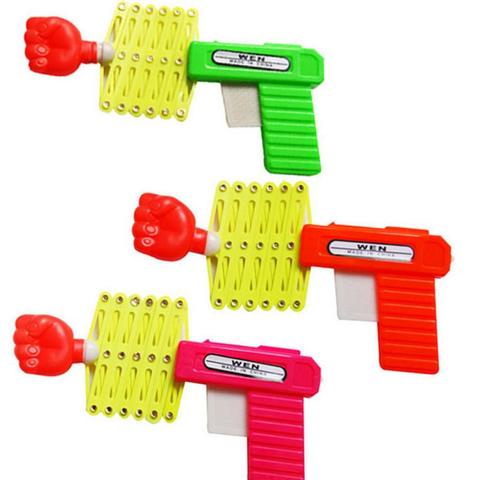 New Funny Punch Gun Magic Tricks Toys Elastic Telescopic Gun Kids DIY Manual Toy Children Toys Gun ► Photo 1/1