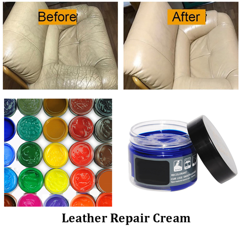 Household Leather Repair Cream Restore Car Seat Couch Shoes Sofa Scratch Scuffs Cream Leather Repair Filler Kit ► Photo 1/6