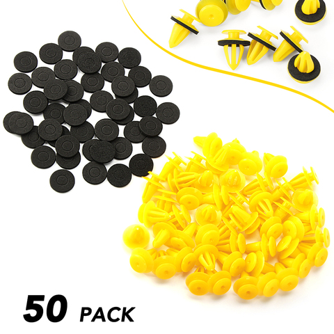 50PCS Auto Door trim panels Fastener clips Car plastic fixed clip For Hyundai Solaris ix35 i30 i40 Tucson CRETA Santa fe kona ► Photo 1/4