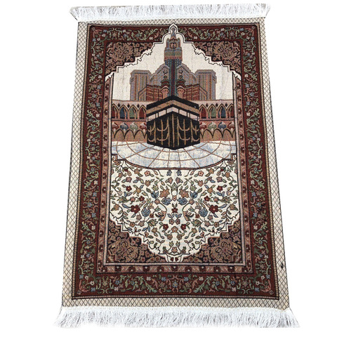 Muslim Prayer Rug Islamic Carpet Mat For Muslim Prayer tapis de priere Islam Braided Mats Vintage Pattern Eid Rugs Tassel Decor ► Photo 1/6