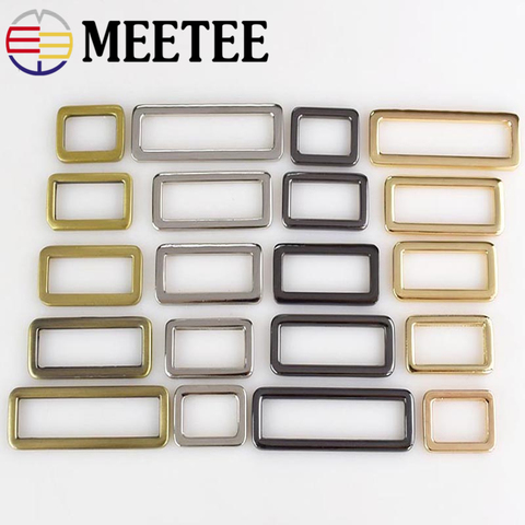 5pc Meetee Metal O D Ring Buckles Adjustable Belt Webbing for Backpack Strap Shoes Bags Dog Collar Clasp Garment DIY Accessories ► Photo 1/6