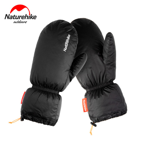 Naturehike Goose Down Gloves Winter Portable Outdoor Hiking Keep Warm Waterproof 20D 400T Nylon Fabric UltraLight  Down Gloves ► Photo 1/1