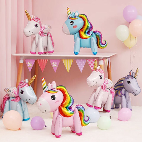 Happy Birthday Unicorn Party Decorations Balloons Banner Streamers Baby  Shower