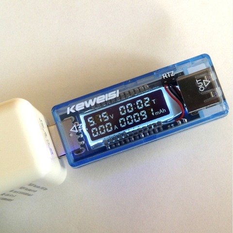 KEWEISI Hot USB Volt Current Voltage Doctor Charger Capacity Tester Meter Power Bank Mobile Power Detector Battery Test ► Photo 1/6