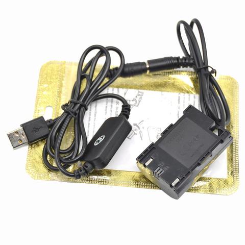 DC 5V 3A-4A Power Bank setp-up usb cable LP-E6 DR-E6 ACK-E6 AC-E6 for Canon EOS 5D Mark II III 5D2 5D3 6D 7D 60D SLR Camera ► Photo 1/1