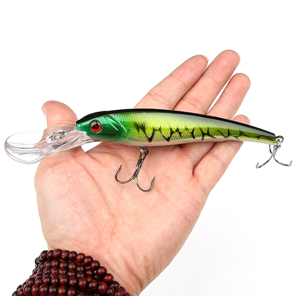 1PCS 16.5cm 29g Big Minnow Fishing Lures Deep Sea Bass Lure Artificial  Wobbler Fish Swim Bait Diving 3D Eyes - Price history & Review, AliExpress  Seller - KoKossi Outdoor Sporting Store