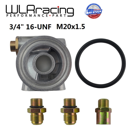 WLR - OIL COOLER FILTER SANDWICH PLATE THERMOSTAT ADAPTOR 3/4