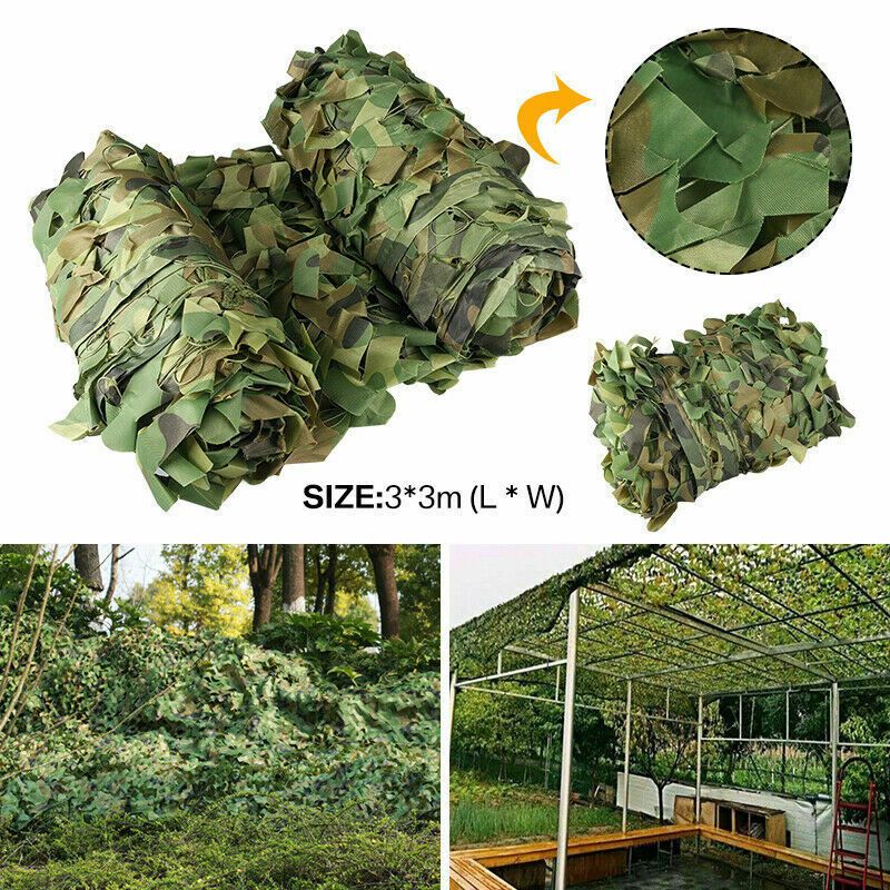 Net Camo Woodland Camping Hide Hunting Camouflage Netting Army New Arrival 