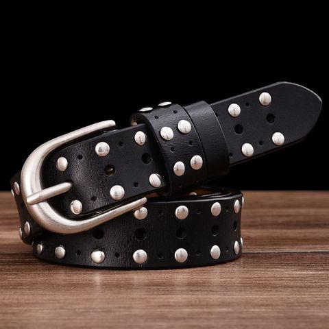 NEW Female Waistband Fashion Women Rivet belt Hollow out belt width:2.8 ► Photo 1/6