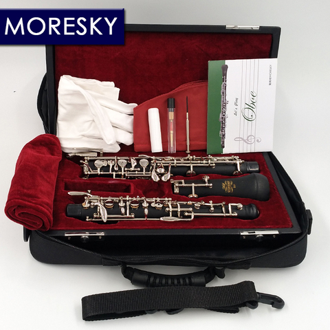 MORESKY Professional C Key Oboe Semi-automatic Style Cupronickel nickelplate MORESKY Oboe S01 ► Photo 1/5