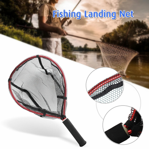 1Pc Portable Outdoor Telescopic Aluminum Alloy Dip Net Anti-hanging Rubber Dip Net Squid Road Asia Scratch-resistant ► Photo 1/6