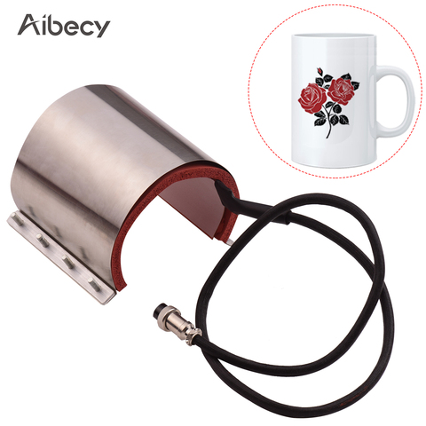 Aibecy 220V/110V Mug Cup Press Heating Transfer Attachment Silica Gel 9oz(12*19cm) for Heat Press Machine Transfer Sublimation ► Photo 1/6