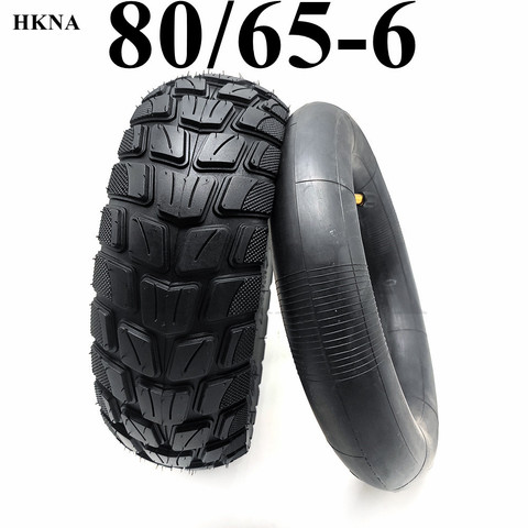 New 80/65-6 Inner Outer Tyre for Electric Scooter E-Bike 10x3.0-6 Thicken Widen Hard Wear-resistant Road Tires Inner Tubes ► Photo 1/6