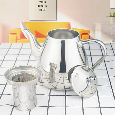 Teakettle for Induction Cooker Tea Pot with Strainer Stainless
