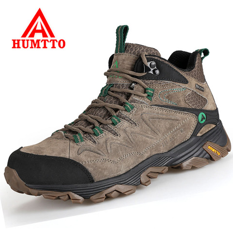 HUMTTO Winter Warm Men Hiking Boots Male Outboor Waterproof Climb Mountain Trekking Shoes Men Sports Warm Plush Snow Boots ► Photo 1/6