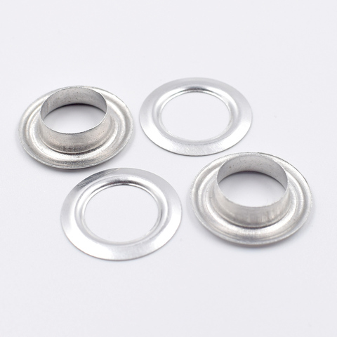 200 sets metal eyelets aluminum wih washers 12mm hollow rivets bulk clothing DIY sewing accessories ► Photo 1/4