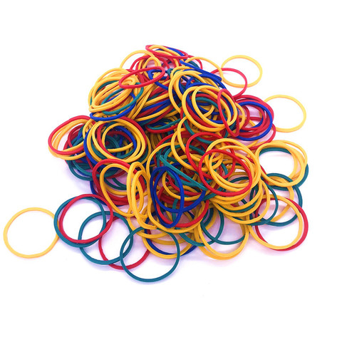 500 pcs rubber bands for rubber band gun use 15mm diameter colored rubber band with high elasticity and good quality ► Photo 1/5