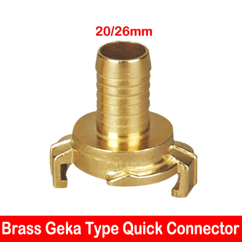 Brass Geka Type Quick Connect Water Fittings Claw Couplings Tap Connectors for Garden Hose Connector ► Photo 1/3