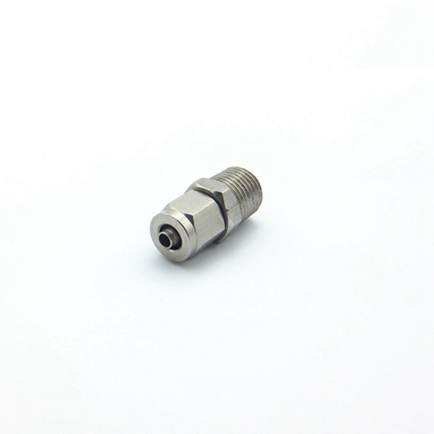 304 Stainless Steel M5 M6 M8 M10 M14 M20 Metric Male Thread To 4mm 6mm 8mm Quick Pipe Fitting Union Connector Fit PU PTFE Tube ► Photo 1/4