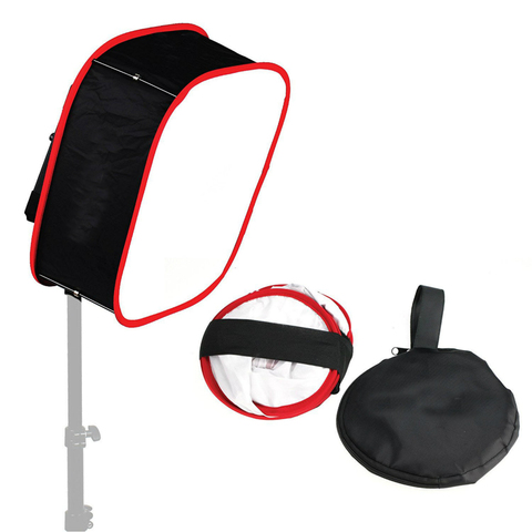 Portable Collapsible Softbox 40x40cm LED Light Panel Diffuse Light Room for Yongnuo YN600 YN900 Lighting Modifier for Studio ► Photo 1/6