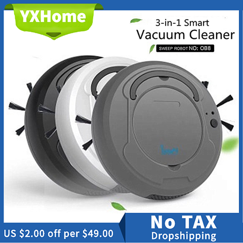 Automatic Rechargeable Strong Suction Sweeping Smart Clean Robot Vacuum Cleaner