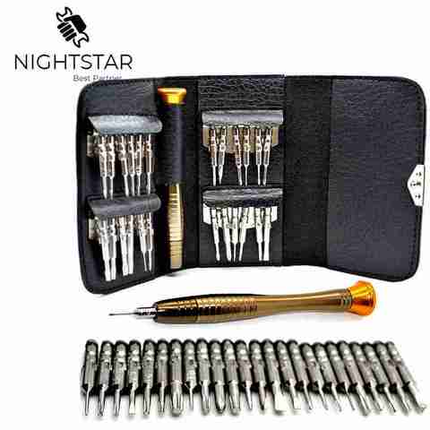 25 in 1 screwdriver set Torx Screwdriver Wallet Set Repair Tools For iphone 4s 5s hand tools ► Photo 1/6