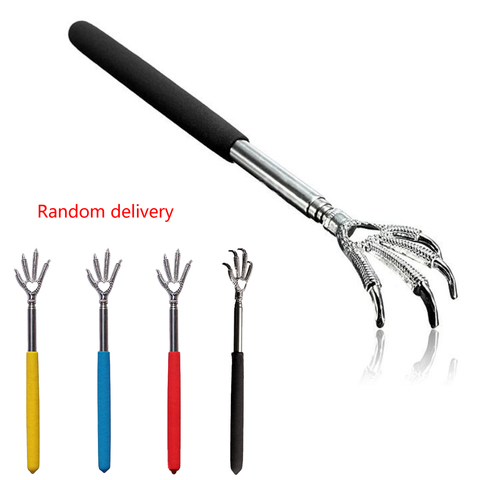 Back Scratcher Telescopic Scratching Backscratcher Stainless Steel Back Scraper Extendable Telescoping Itch ► Photo 1/5