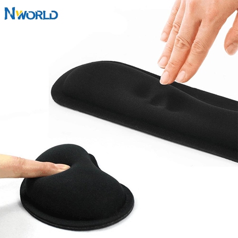 Gaming Mouse Pad Comfort 3D Wrist Rest Silica Gel Hand Pillow Memory Cotton Mouse Pad For Office ► Photo 1/1