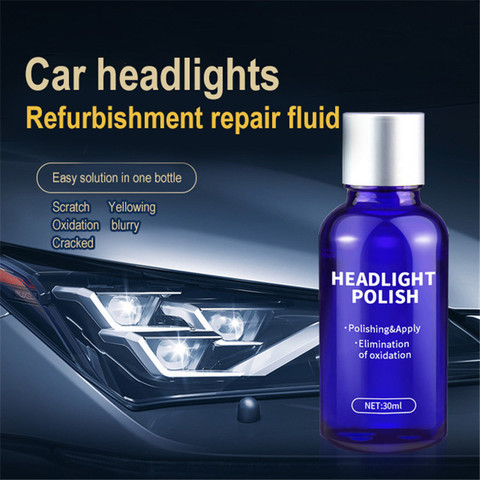 10ml Car Headlight Polishing Repairing Cleaning Fluid Repair Refurbishment  Fluid Detergent Repair Tool High Quality Paint Care - Price history &  Review, AliExpress Seller - Xayah Car Accessories Store