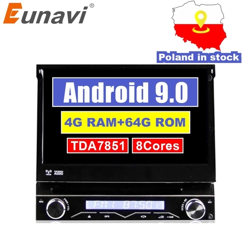 Eunavi 2 din Android system universal car dvd radio multimedia