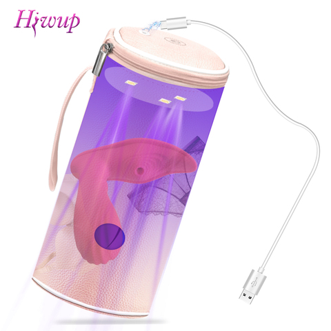 Portable UV Disinfection Bag 99% Sterilization for Sex Toys Adult Product Vibrator Dildo Clitoris Stimulator Sealable Soft Box ► Photo 1/6