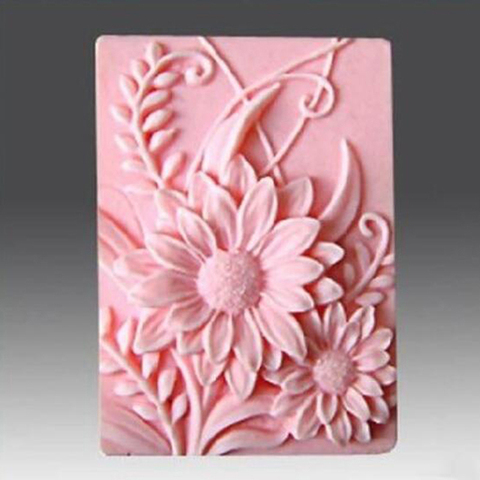 Wholesale DIY Craft Handmade Soap Mould Soap Making Mold Food Grade Silicone African Elephant Pattern Square Shape ► Photo 1/6