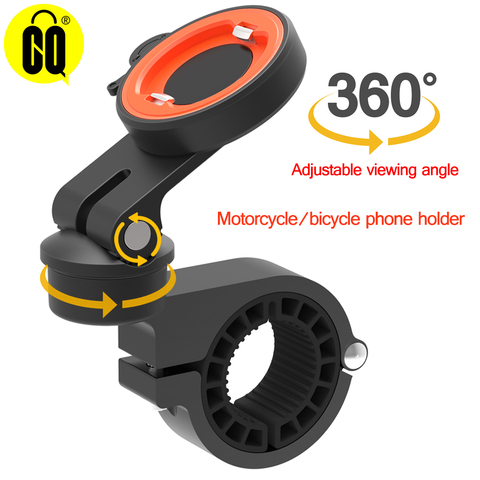 Bike mount phone holder Bicycle/motorcycle 360 degree adjustable viewing angle aluminum phone holder motorcycle phone holder ► Photo 1/6