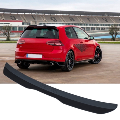 Universal Rear Roof Lip Spoiler Wing Matte Black ABS Decorate Strips Fit Hatchback Car ► Photo 1/6