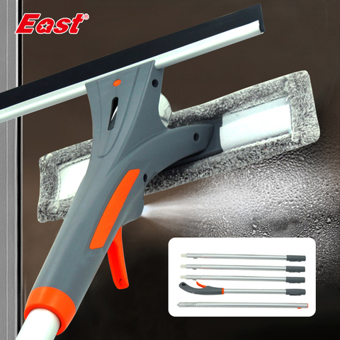 East Spray Window Cleaner Glass Cleaning Brush Squeegee Glass Wiper Scraper Household Cleaning Tools For Windows ► Photo 1/5