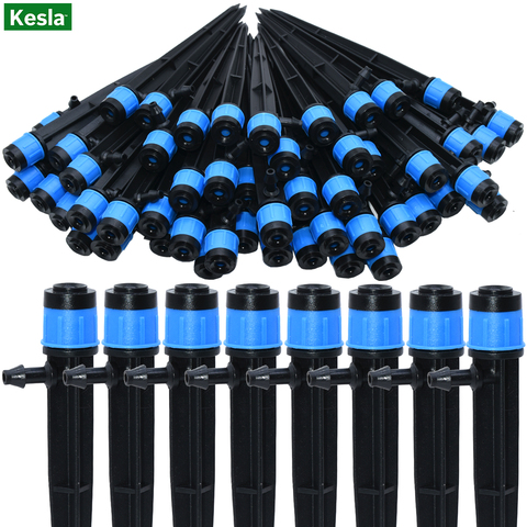 30-500PCS Adjustable 1/4 Irrigation Misting Dripper 360degree Sprinkler Drip Watering Tool 4/7mm Hose Garden Yard Greenhouse ► Photo 1/6