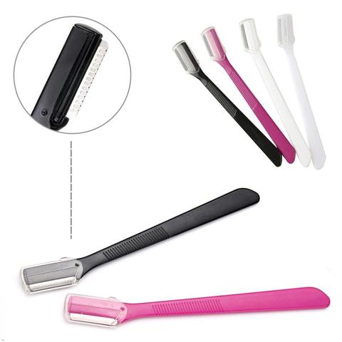 2Pcs Super Easy To Use Eyebrow Trimmer Facial Razor Hair Remover Trimmer Sharp Makeup Knife Blade Makeup Tool ► Photo 1/6