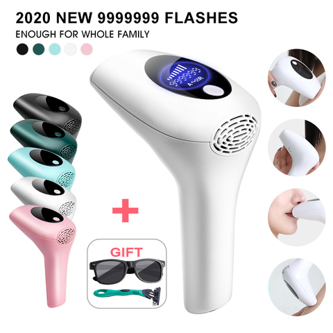 999999 Flashes 2022 New Laser Epilator Permanent IPL Photoepilator Hair Removal depiladora Painless electric Epilator Dropship ► Photo 1/6