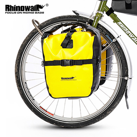 Rhinowalk 20L Bicycle Pannier Bag Bike Accessories Waterproof Portable Bike Bag Trunk Pack Cycling MTB Bag Travel Cycling Bag ► Photo 1/6