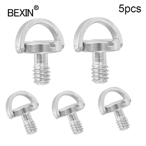 1/4 screw d ring camera screw adapter dslr stand quick release plate mount screw camera plate screw for dslr camera tripod ► Photo 1/6