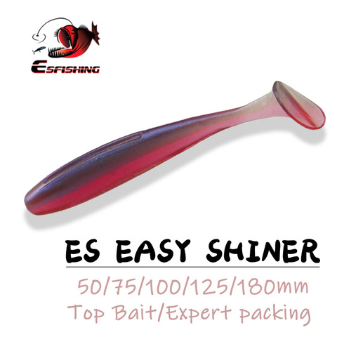 ESFISHING Fishing Lures Soft Bait Es Easy Shiner 50mm 76 100 125 180mm Big Trout Baits Lure Crankbait Iscas Artificials Pesca ► Photo 1/6