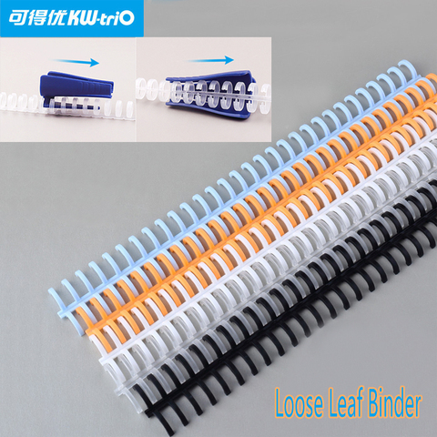 30 Hole Loose-leaf Plastic Binding Ring Spring Spiral Rings for 30 Holes A4 A5 A6 Paper Notebook Stationery Office Supplies ► Photo 1/6