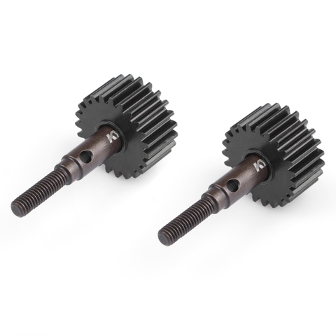 KYX Racing 23T Hardened Steel Portal Drive Output Spindle Gear w/ Portal Stub Axle Drive Shaft for RC Crawler Traxxas TRX4 TRX6 ► Photo 1/5