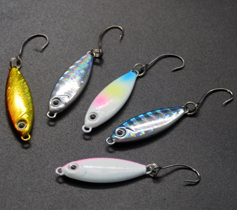 Small Jigs Shore Cast Fishing Lure 3g 5g Ocean Freshwater Catch Spoons Culter Bass Artificial Lures  1 Piece Sale ► Photo 1/6