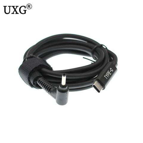 Type C to dc 3.0x1.0 3.0*1.0mm Male Plug Converter USB C PD Charging Cable Cord for Acer Aspire 19V Laptop Power Adapter 1.5m 5f ► Photo 1/6